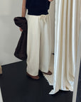 17q22 Basic cotton trousers with elastic waist