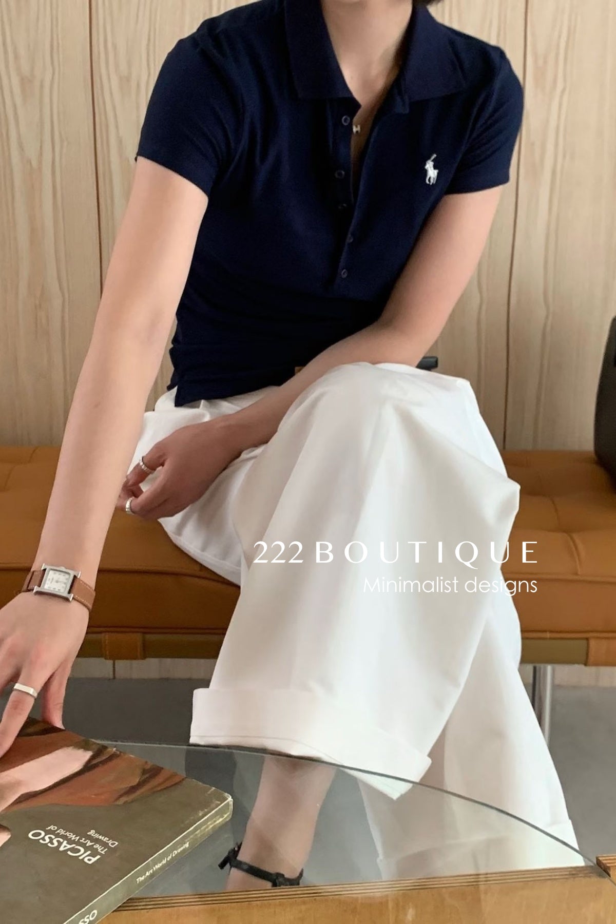 15a60 Slim-fit polo shirt – essential, sporty, timeless