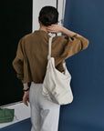 17a22 Short leather jacket with stand collar