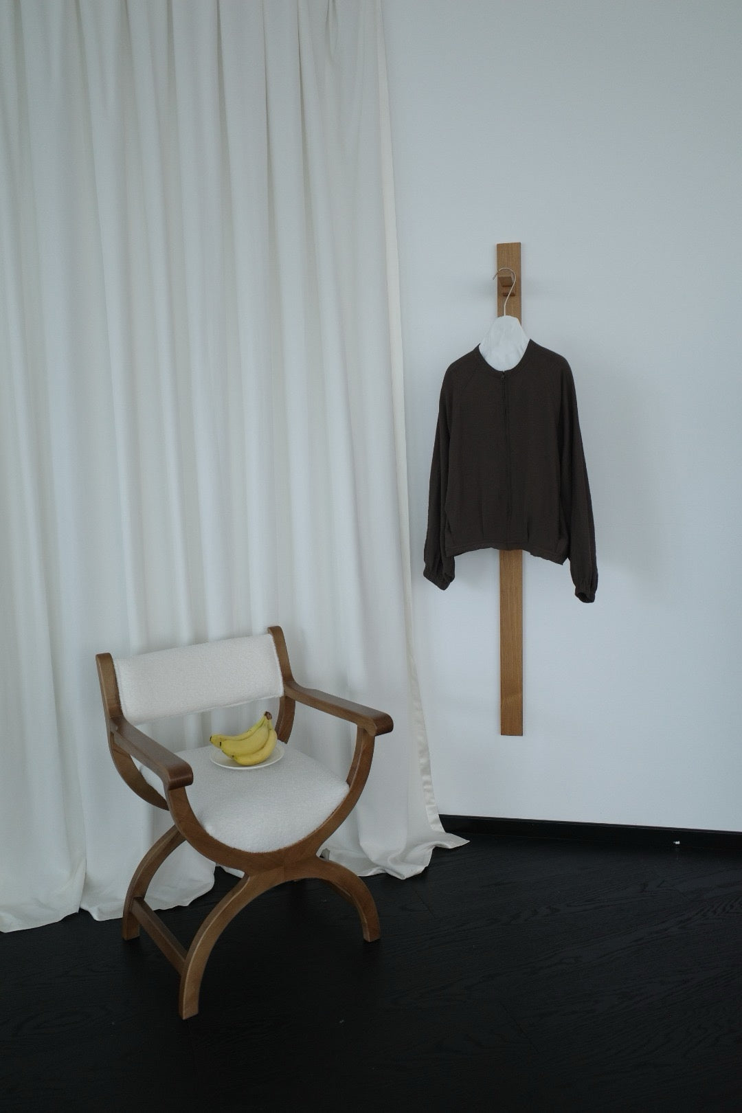 17a25 Basic round-neck jacket