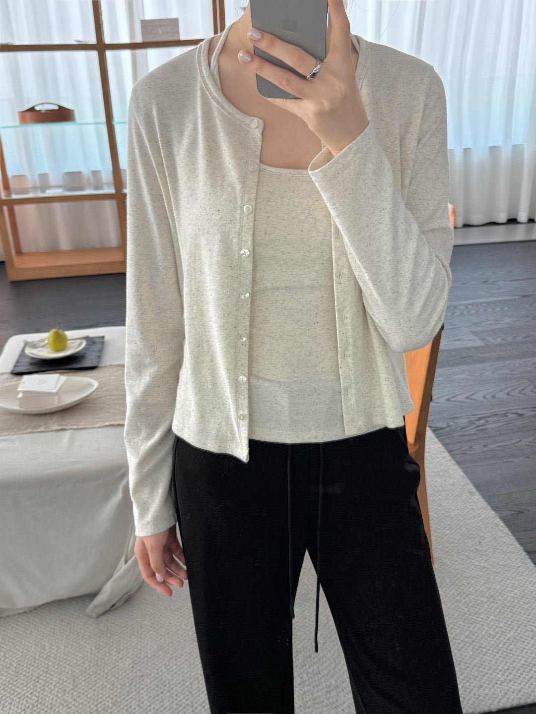 17a29 Cotton knit set