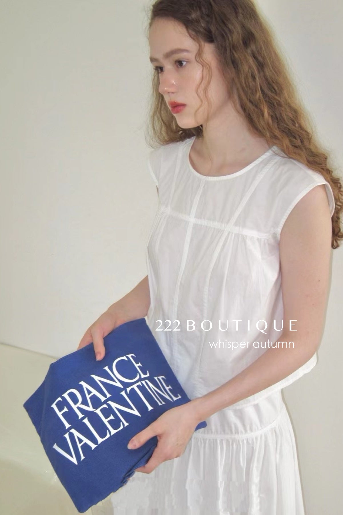 16v7 WHITE PANELLED COTTON TOP – SLEEVELESS SUMMER EDITION
