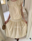 16v7 WHITE PANELLED COTTON TOP – SLEEVELESS SUMMER EDITION