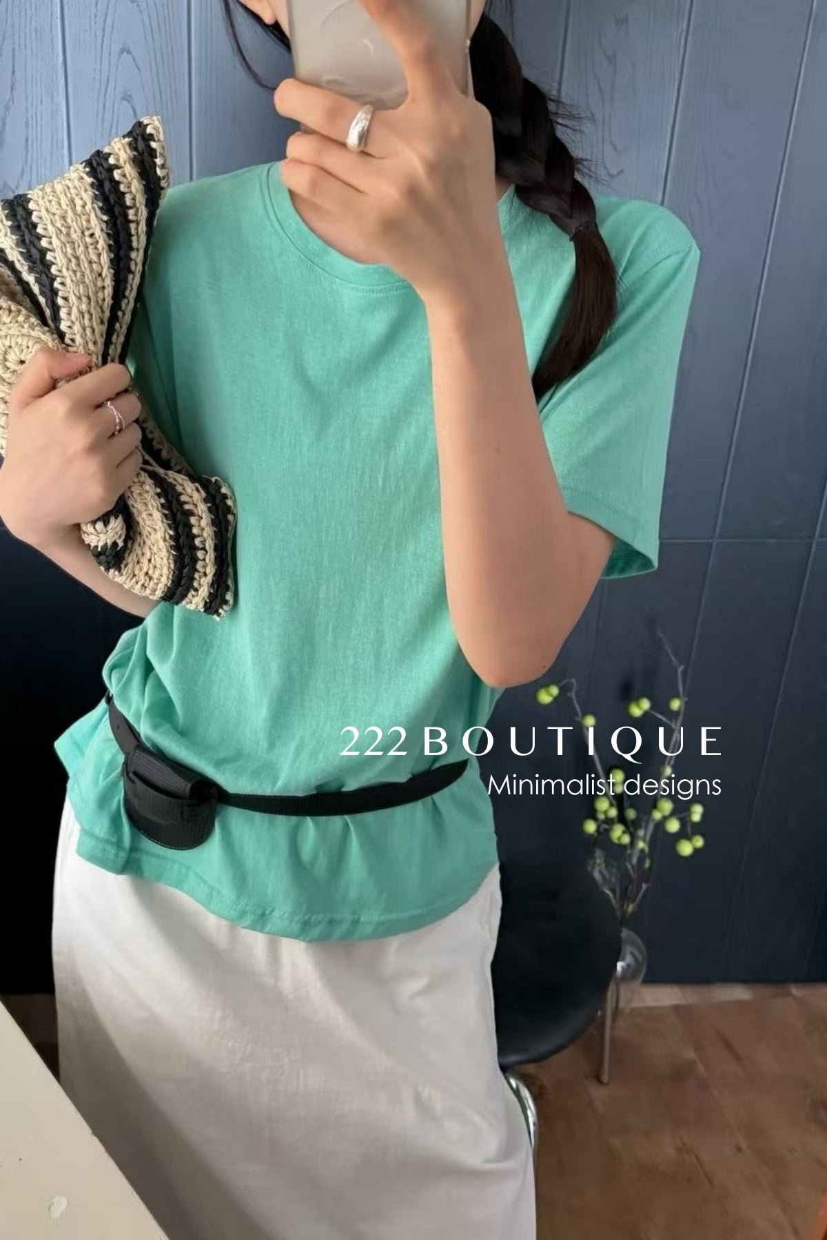 15a93 Essential cotton T-shirt – a pop of every color