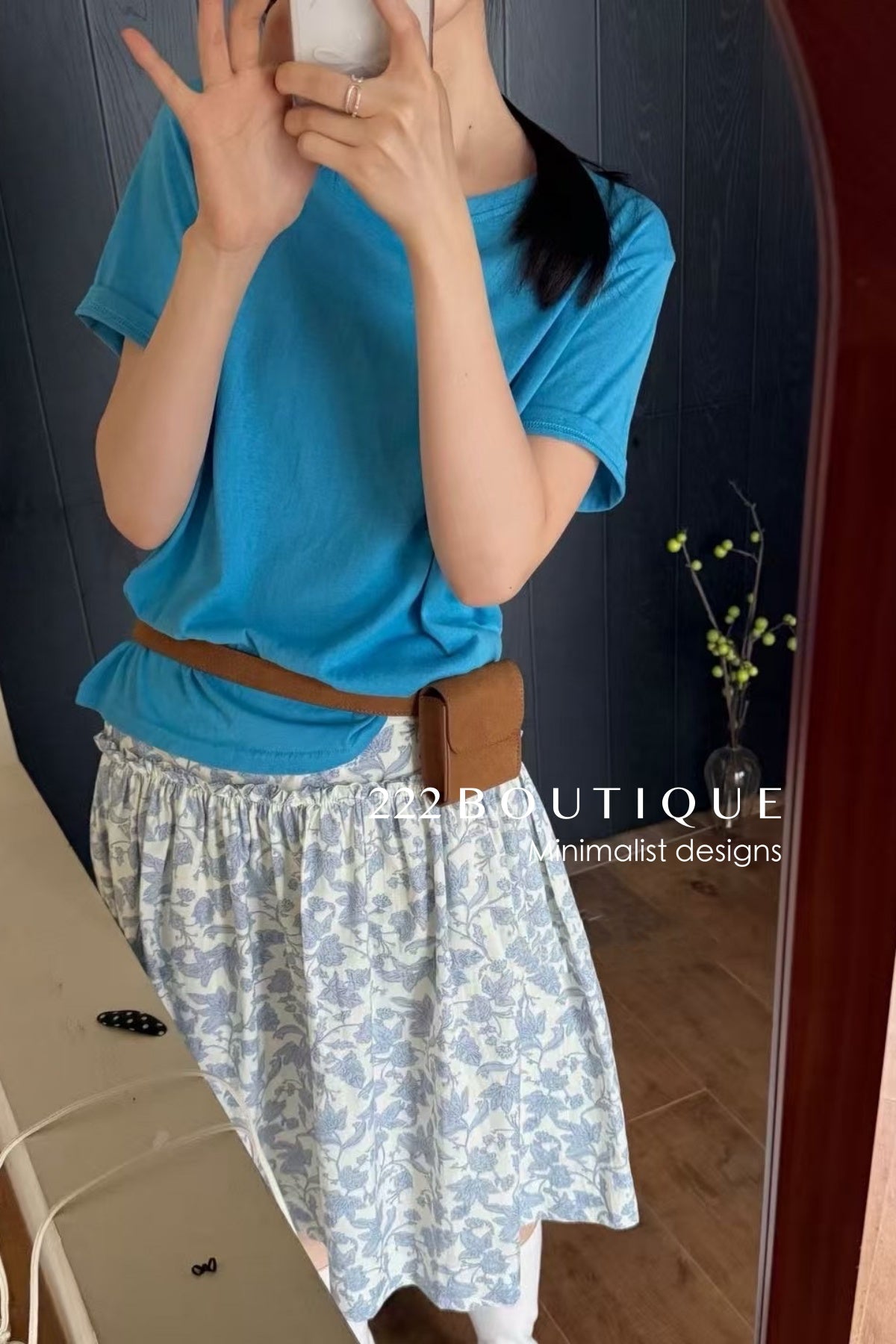 15a93 Essential cotton T-shirt – a pop of every color
