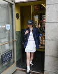 17v1 Basic pleated mini skirt