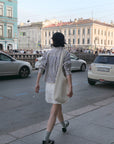 17v1 Basic pleated mini skirt