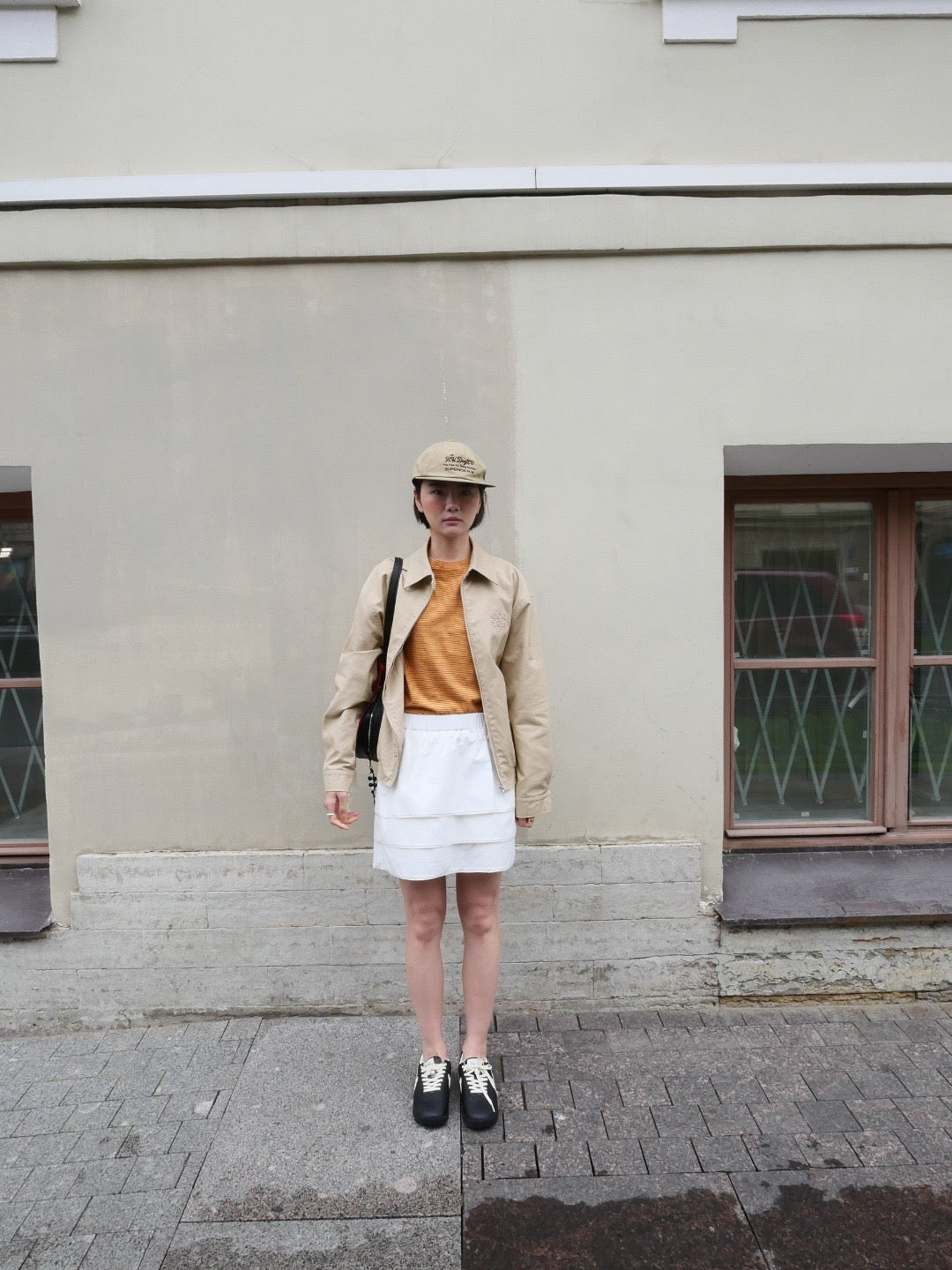 17v1 Basic pleated mini skirt