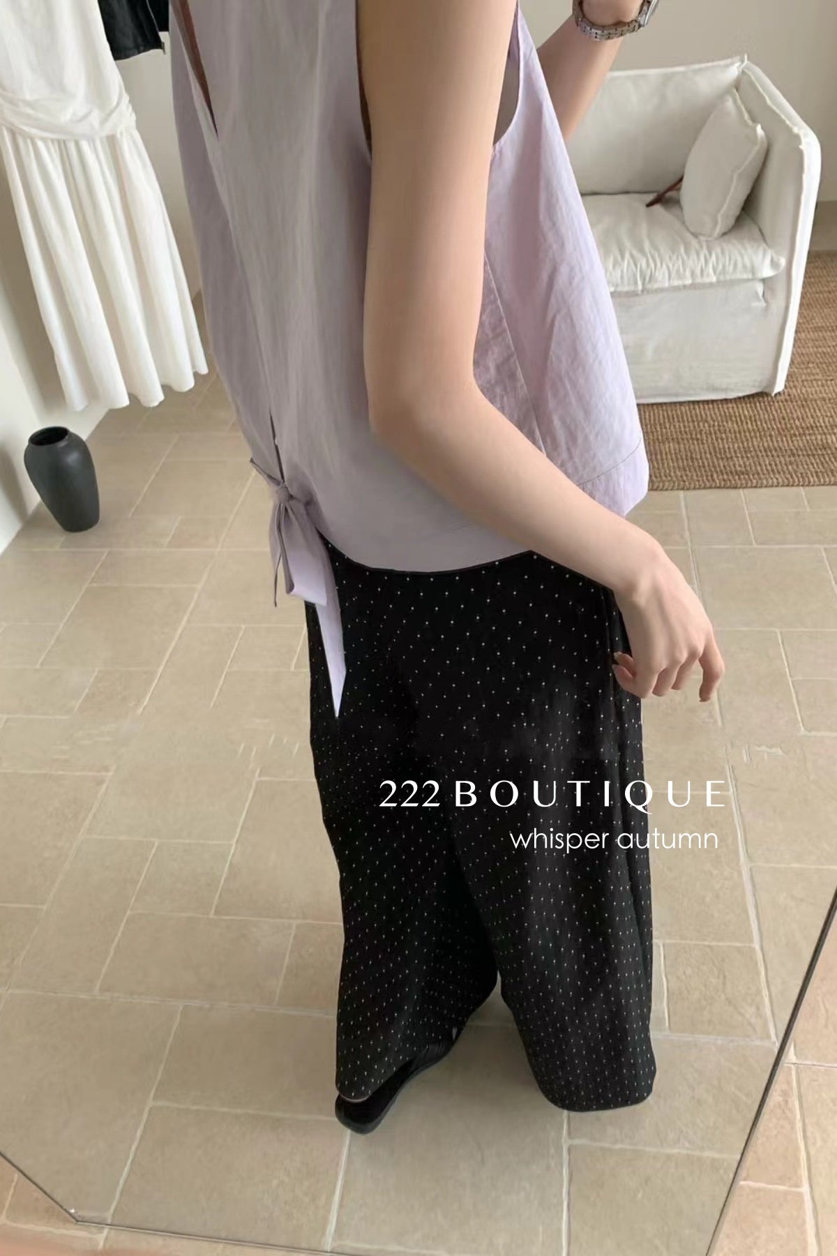 16a22 Basic halter-neck cotton top