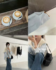 16a44 Basic V-neck shirt