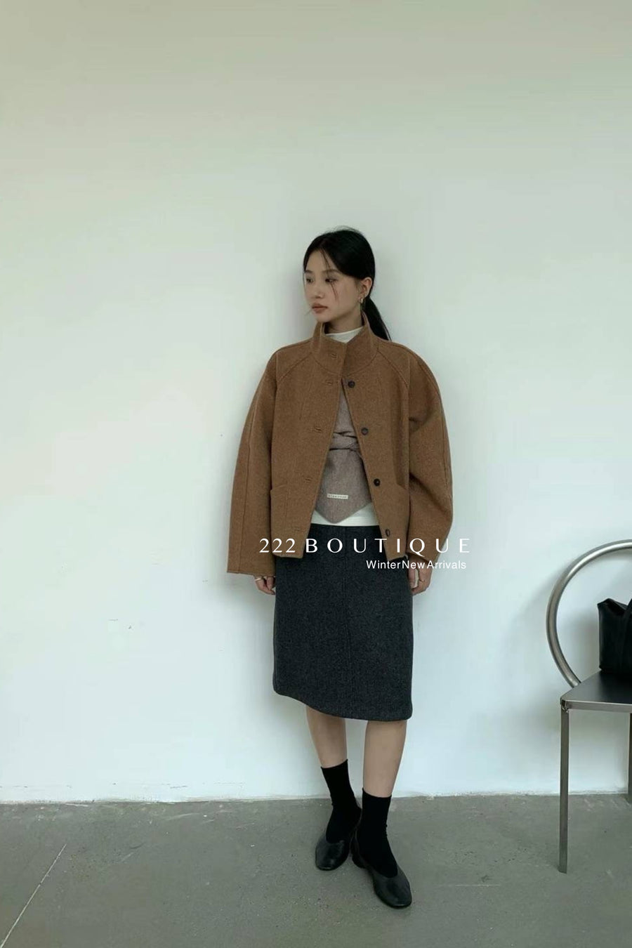 CASHMERE COAT - 97A55