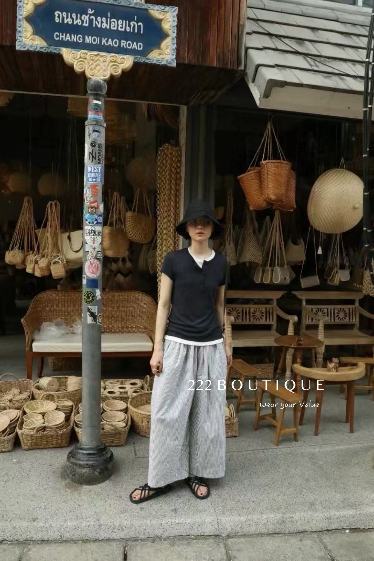 13Q11 Breathable Wide Straight-leg Pants