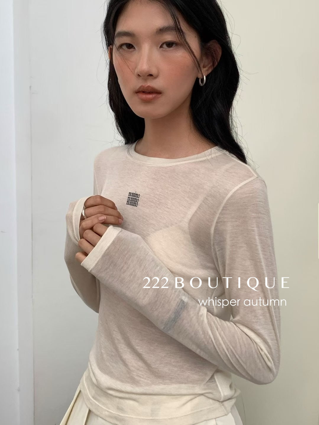 16a88 Lightweight logo long-sleeve tee