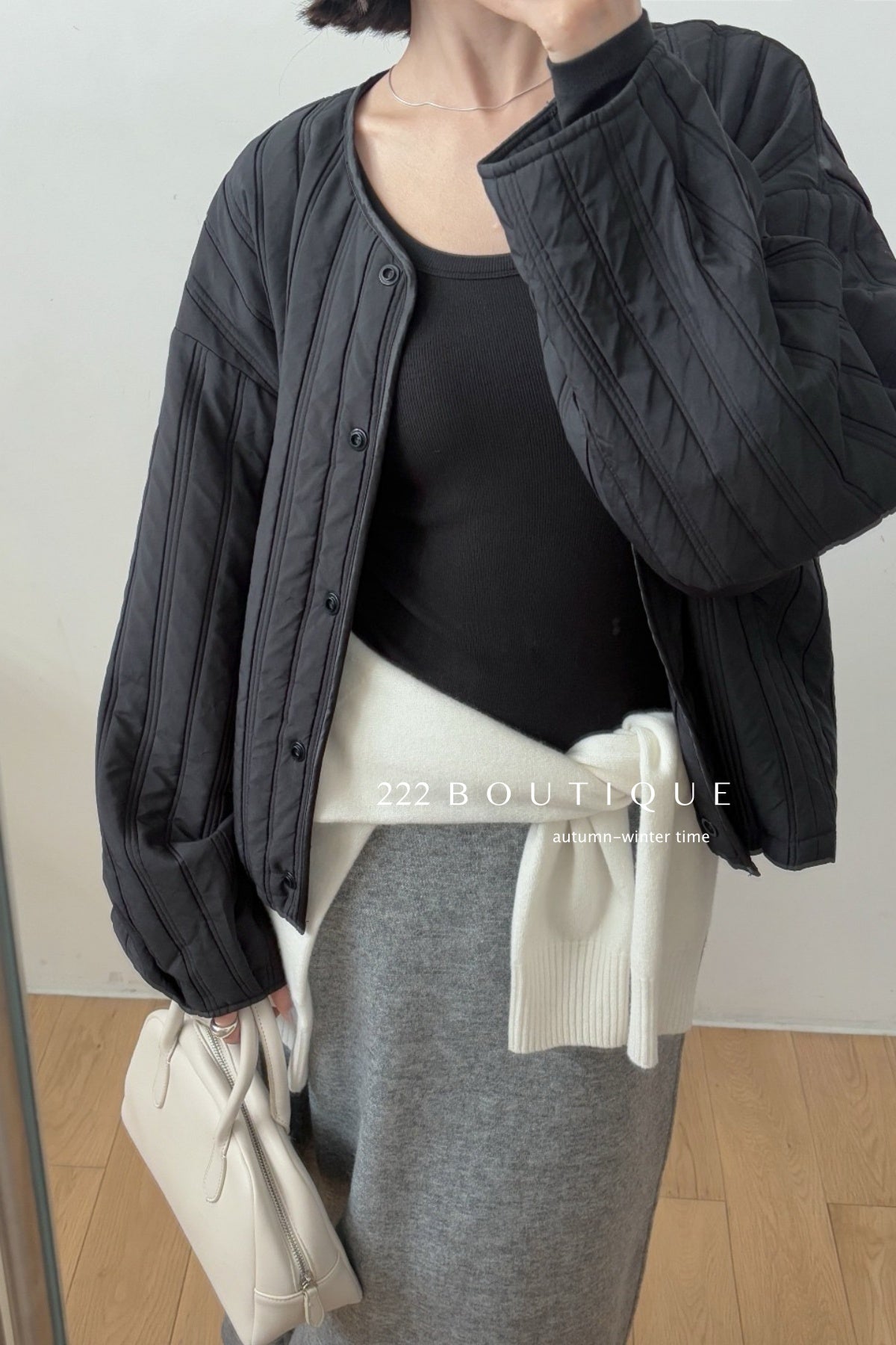 18a28 Thermal fitted U-neck top with padded chest