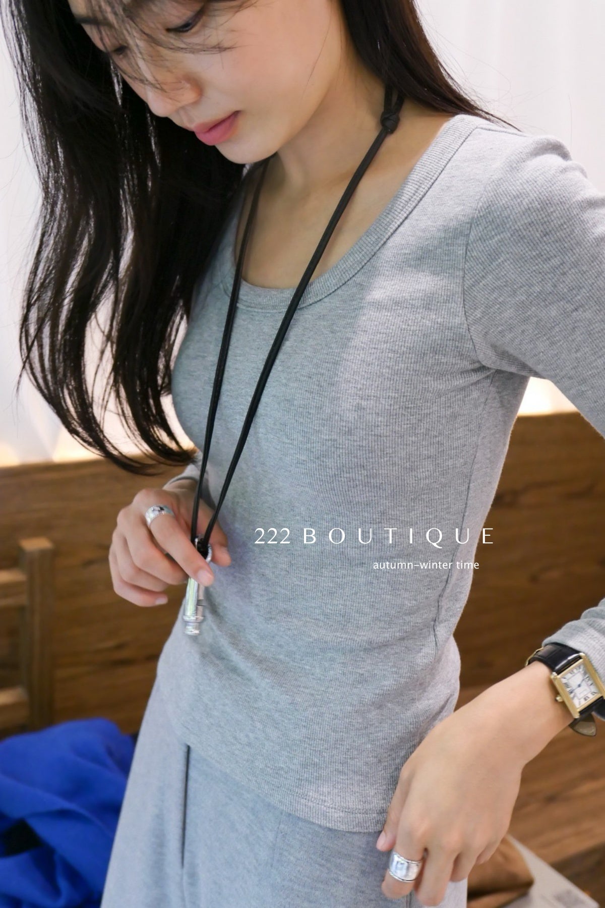 18a28 Thermal fitted U-neck top with padded chest