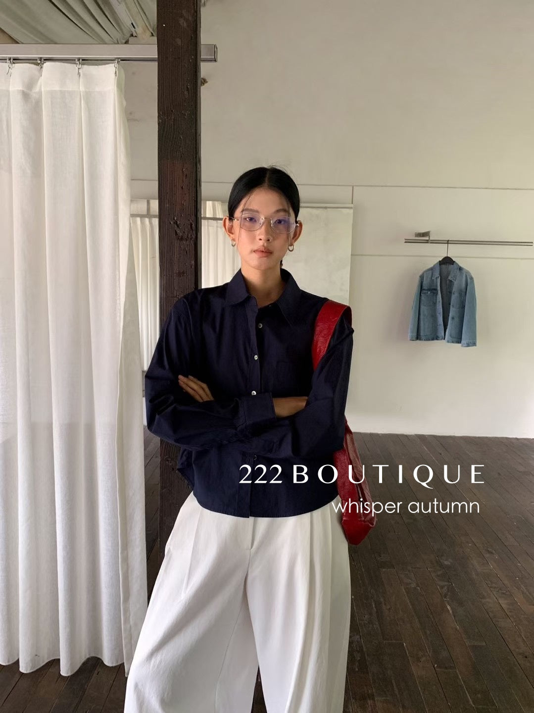 16a90 Cropped basic shirt