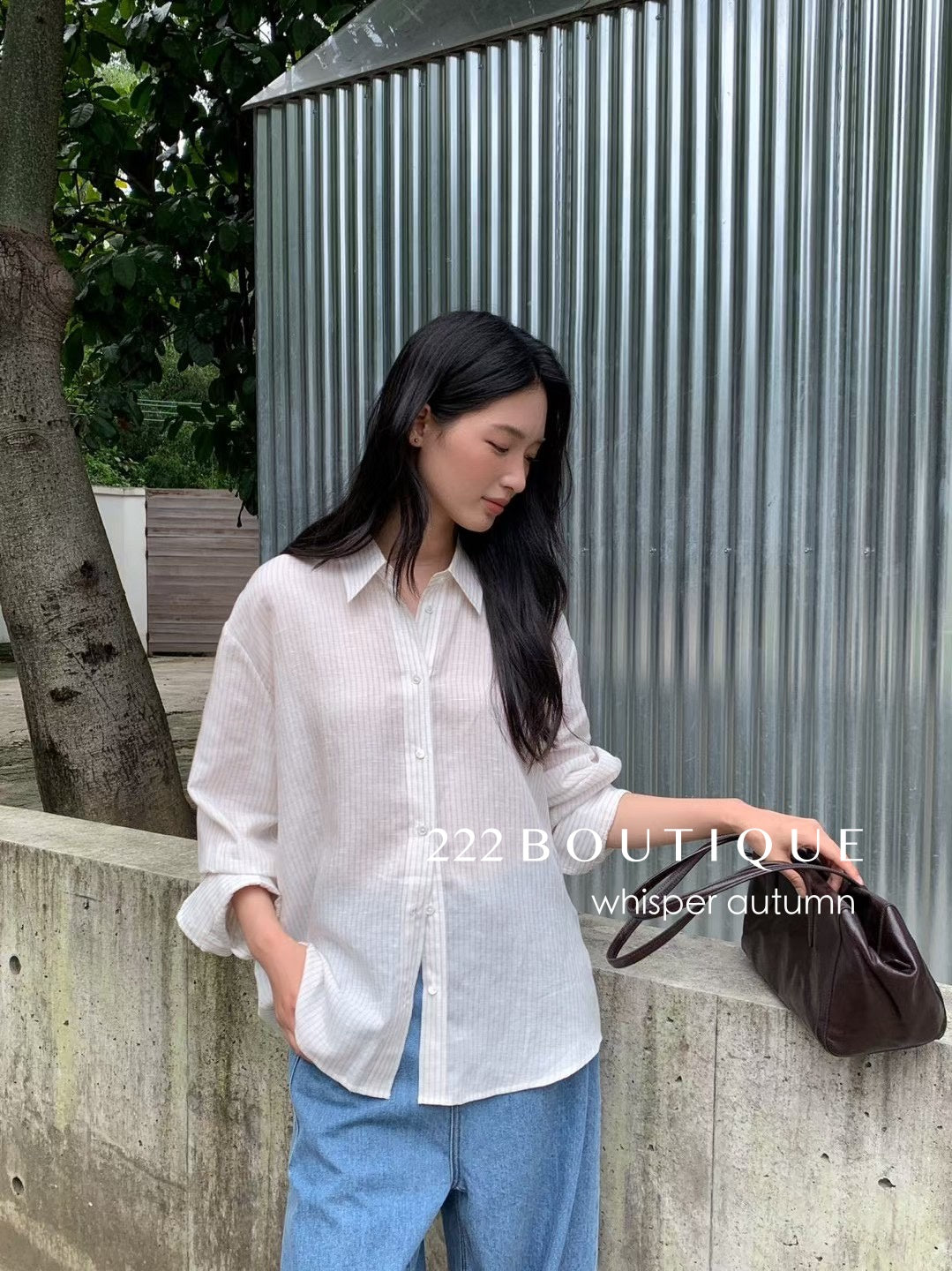 16a93 Lightweight striped shirt