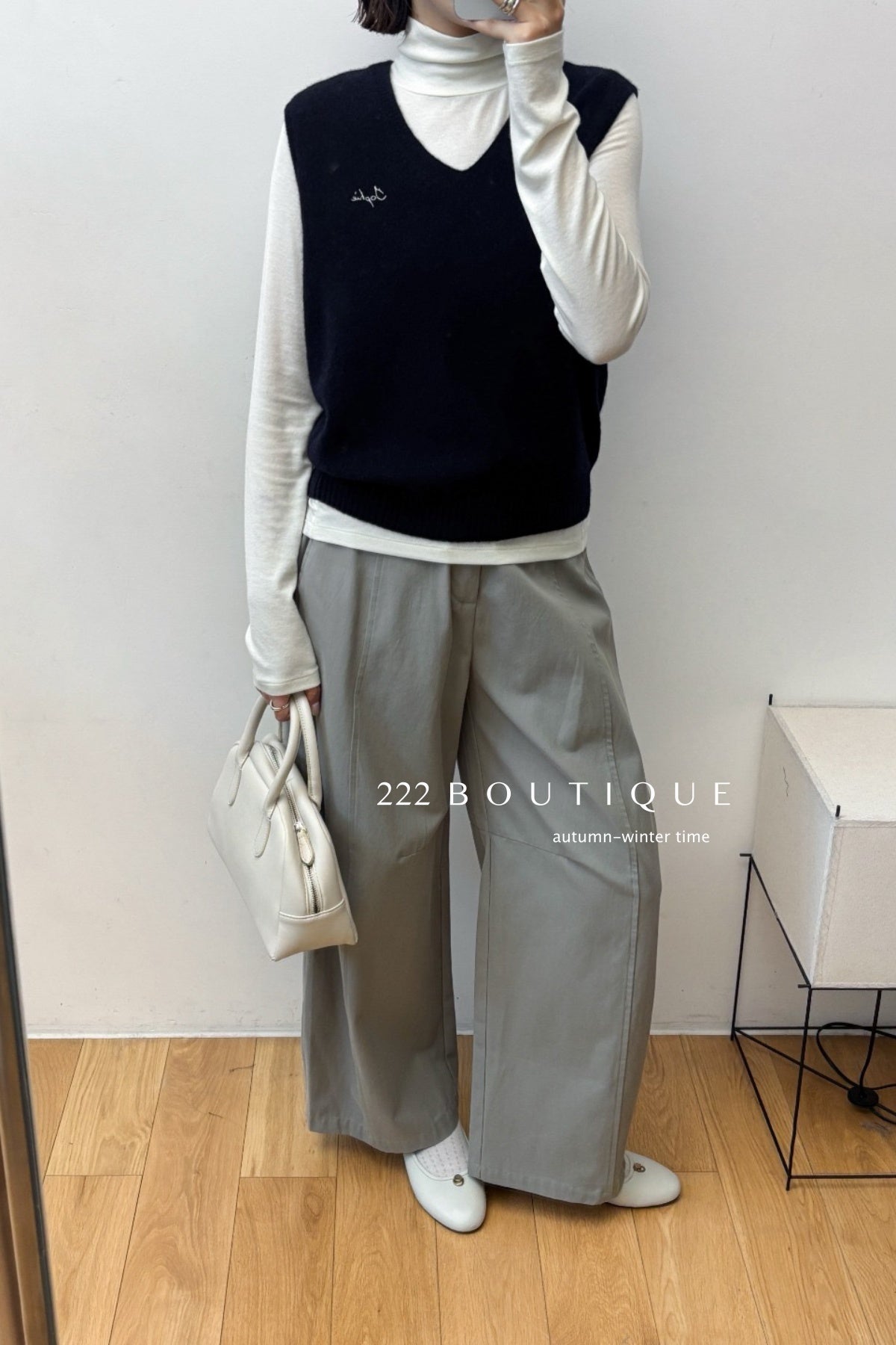 18a29 Cashmere turtleneck top