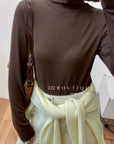 18a29 Cashmere turtleneck top