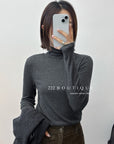 18a29 Cashmere turtleneck top
