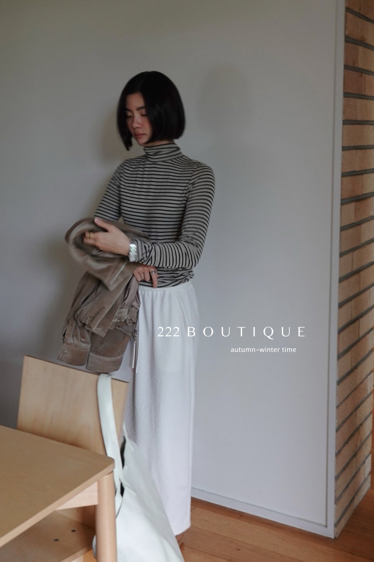 18a29 Cashmere turtleneck top