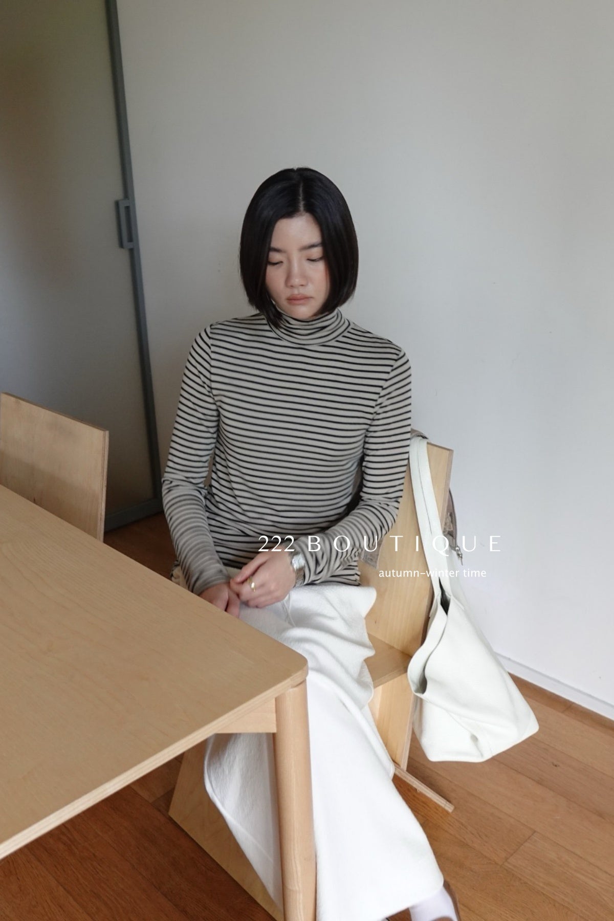 18a29 Cashmere turtleneck top