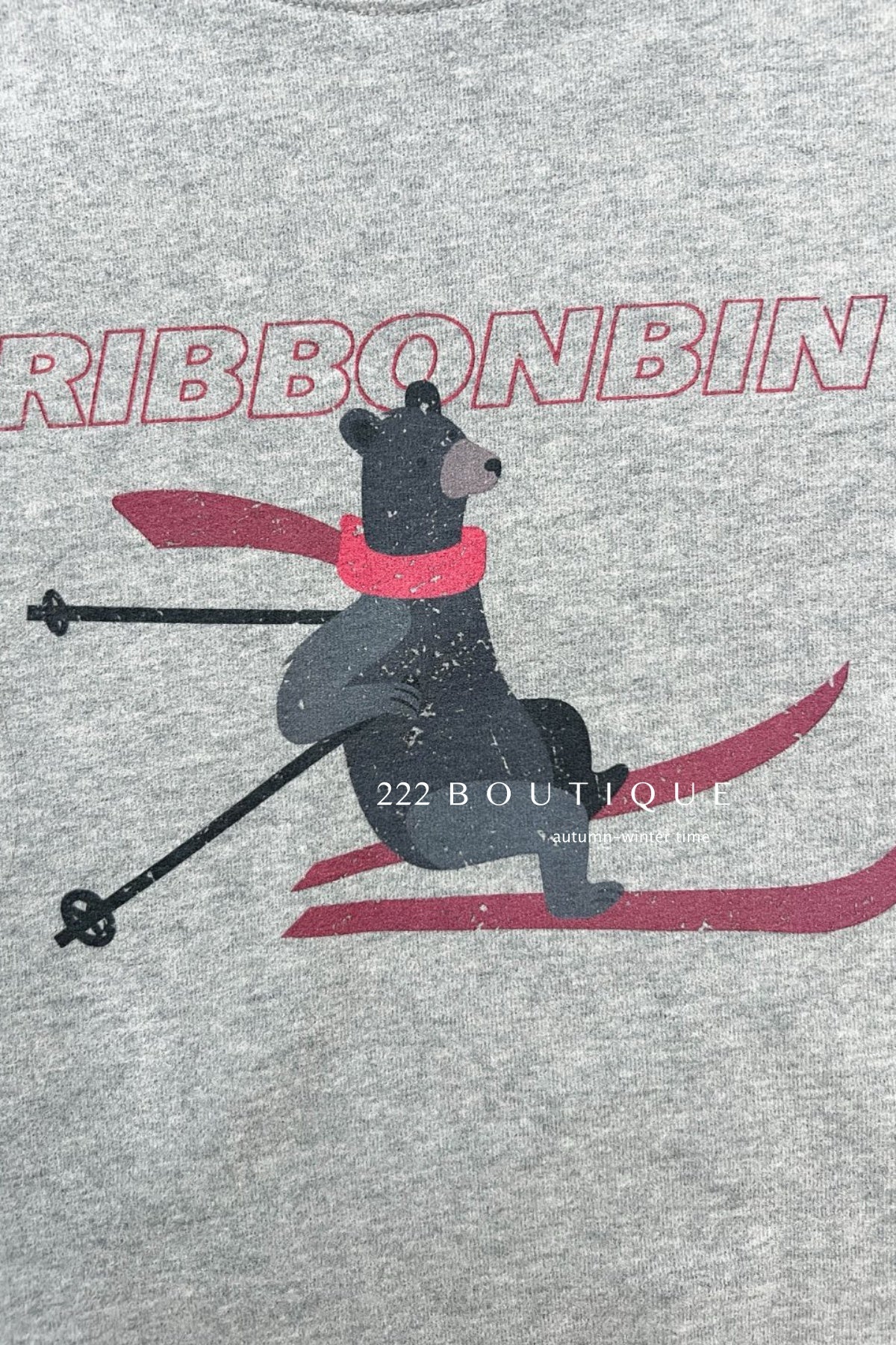 18a32 Basic light grey oversized tee