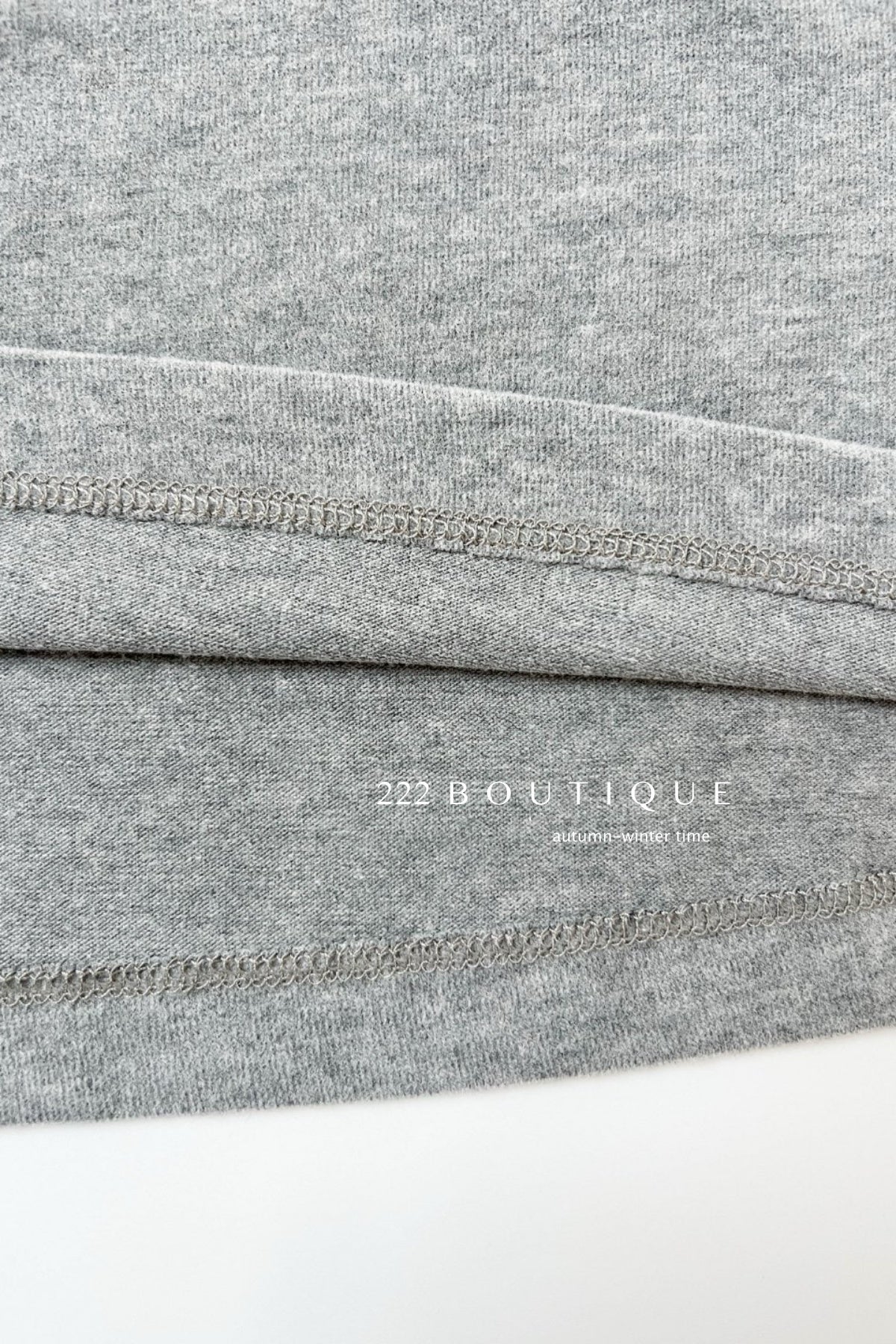 18a32 Basic light grey oversized tee