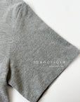 18a32 Basic light grey oversized tee