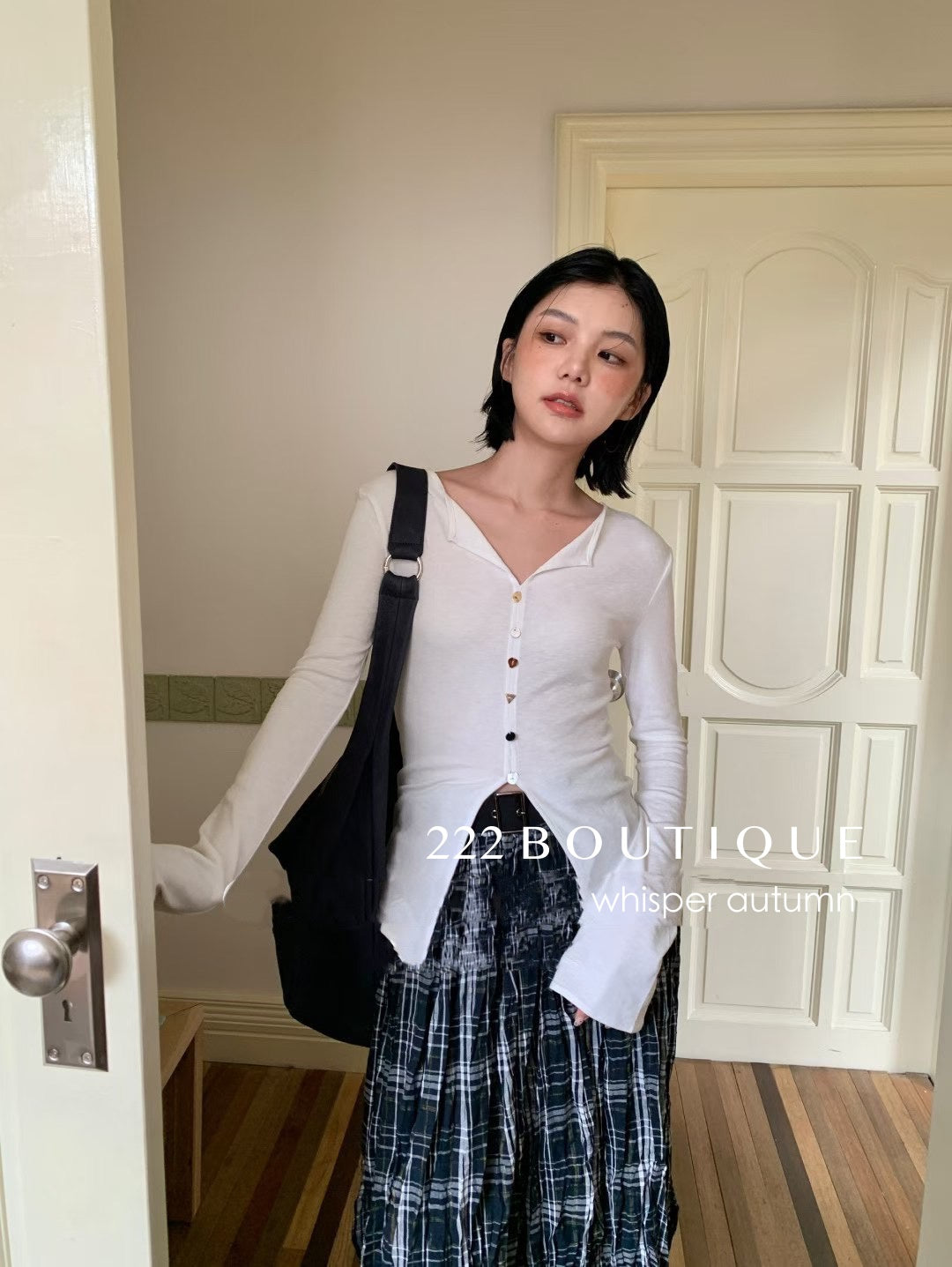 16a76 Long Mongtoghi ribbed cardigan