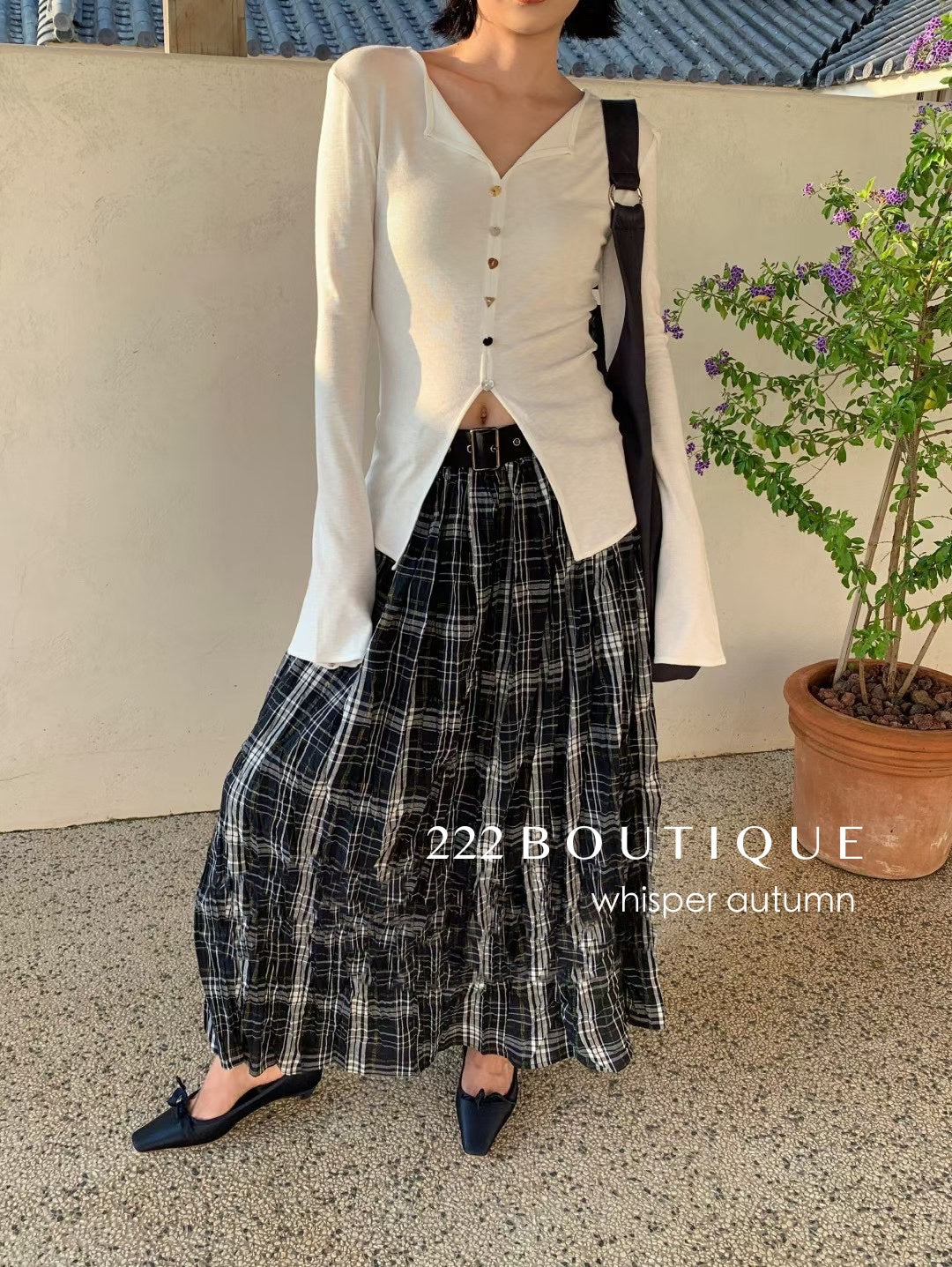 16a76 Long Mongtoghi ribbed cardigan