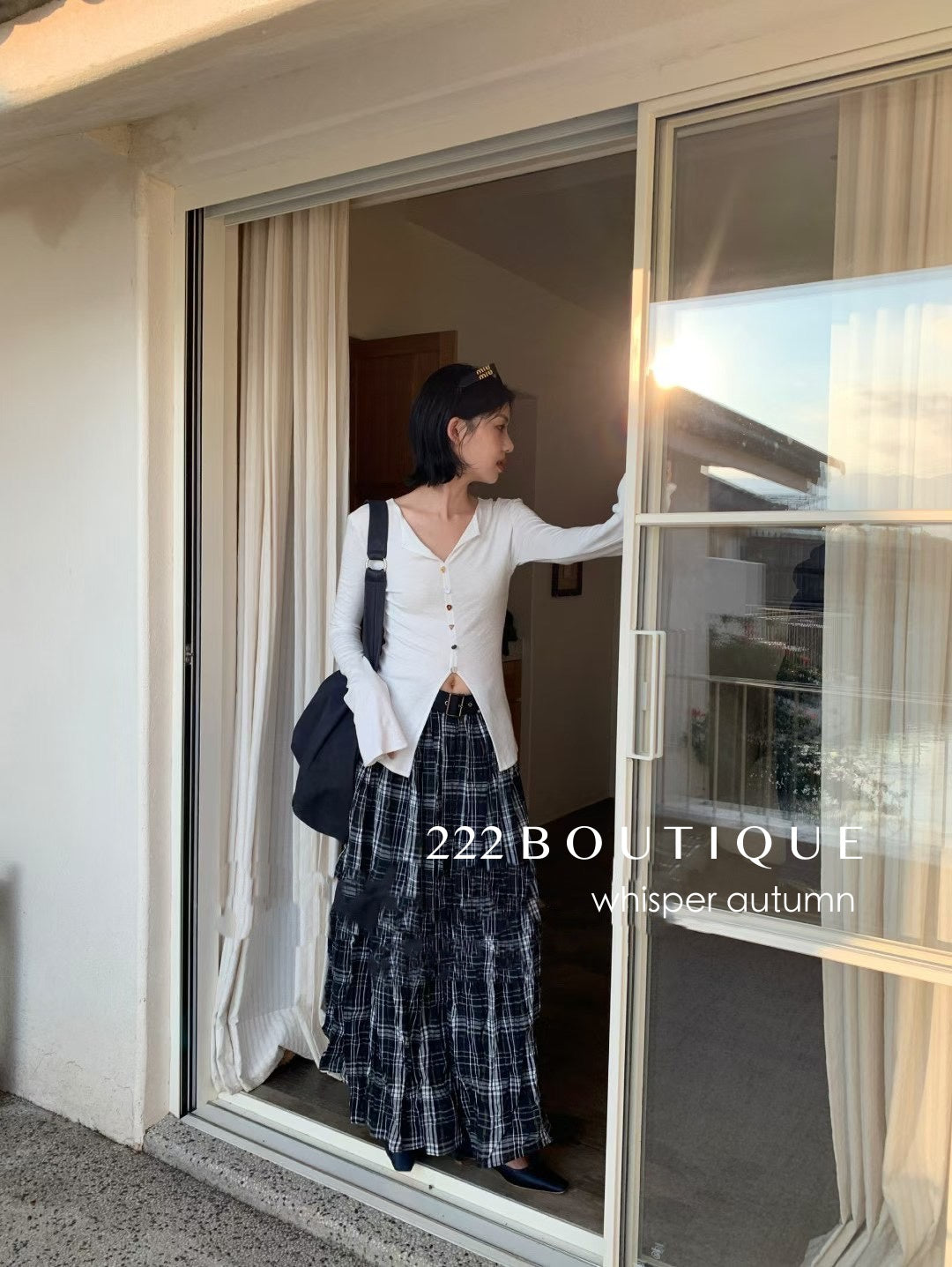 16a76 Long Mongtoghi ribbed cardigan