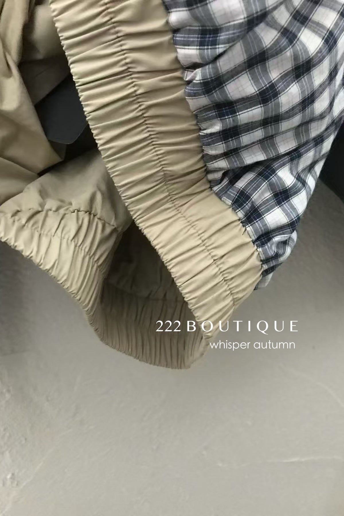 16A68 Reversible khaki jacket – green &amp; beige