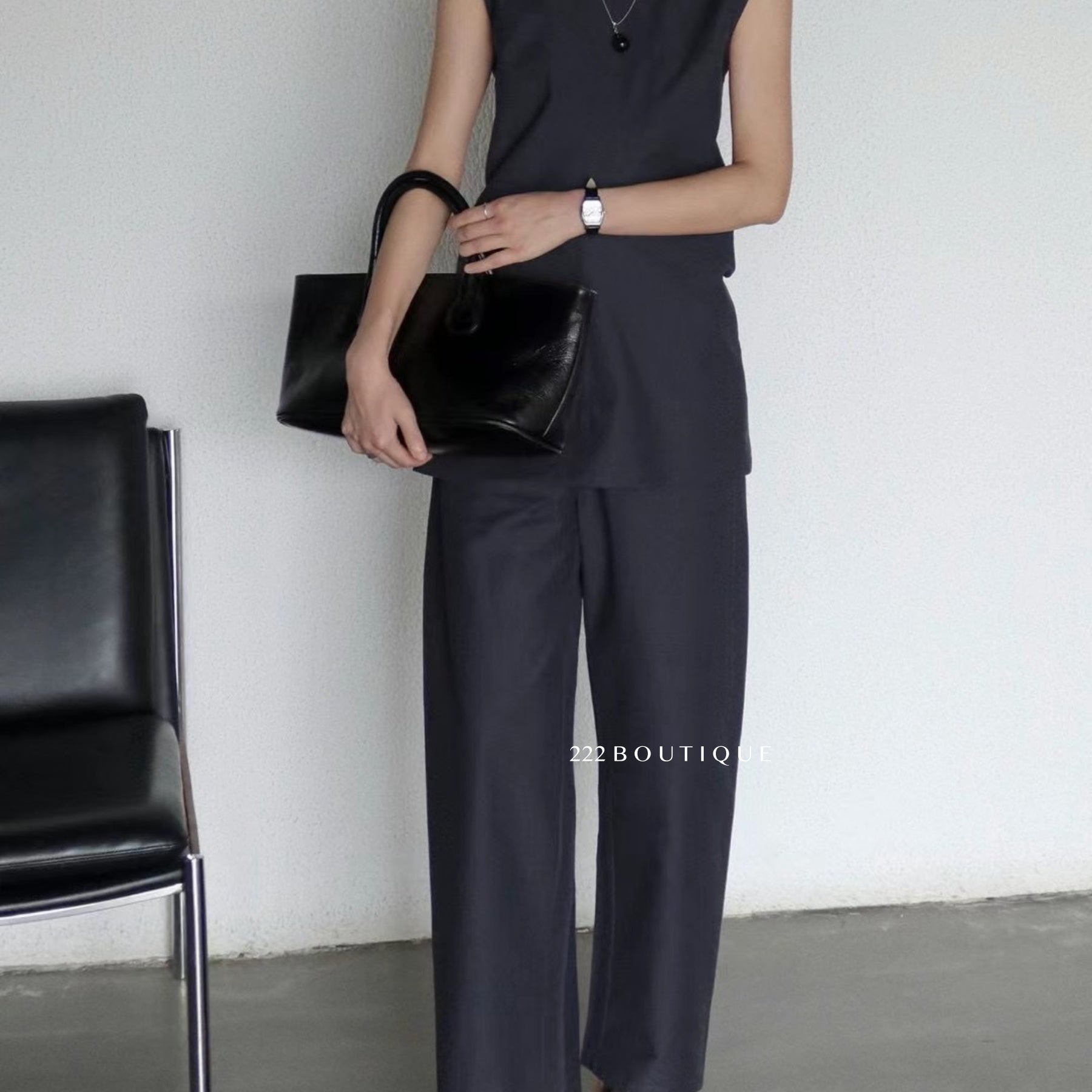 14a49 Structured Cotton Muscle Tank – Minimalist Edge