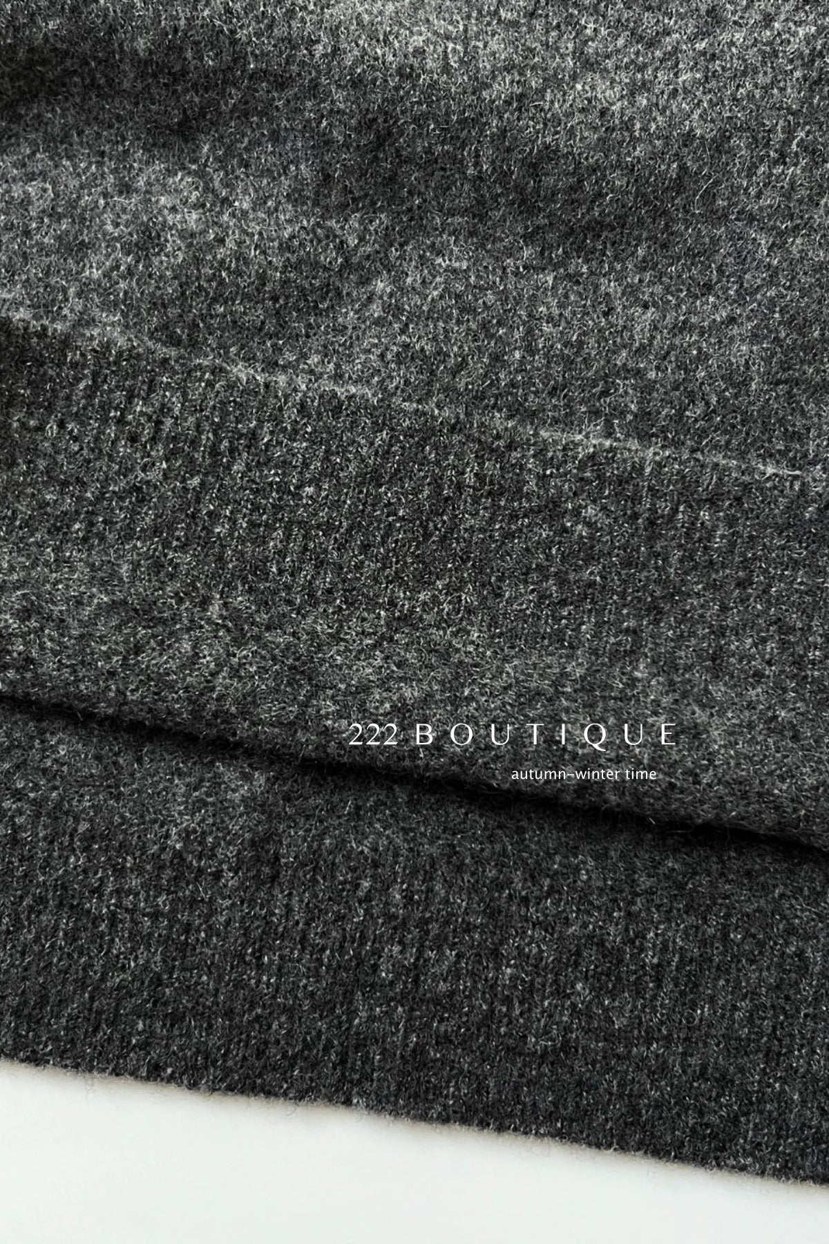 18a55 Basic cashmere polo sweater