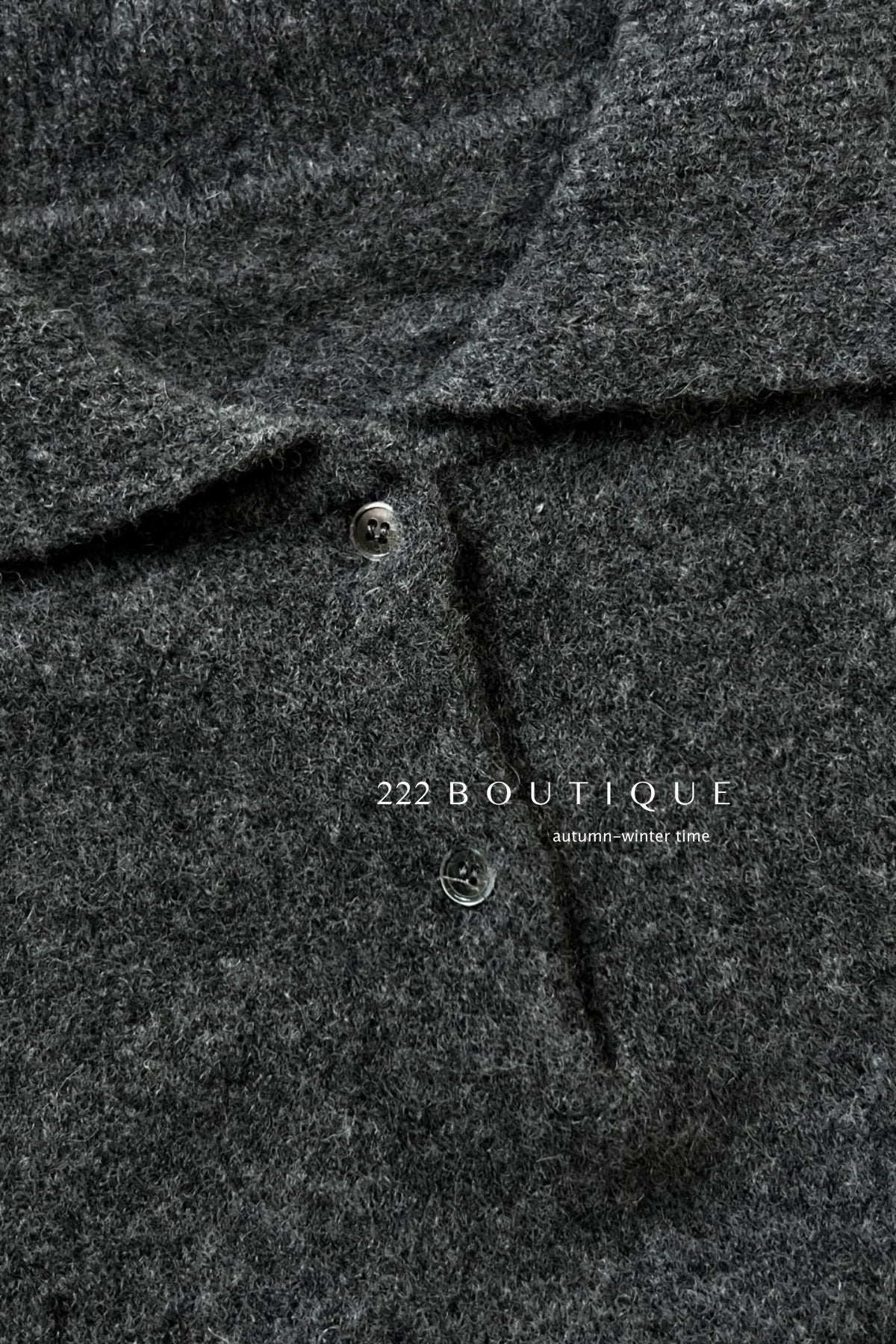 18a55 Basic cashmere polo sweater