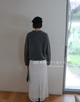 18a55 Basic cashmere polo sweater