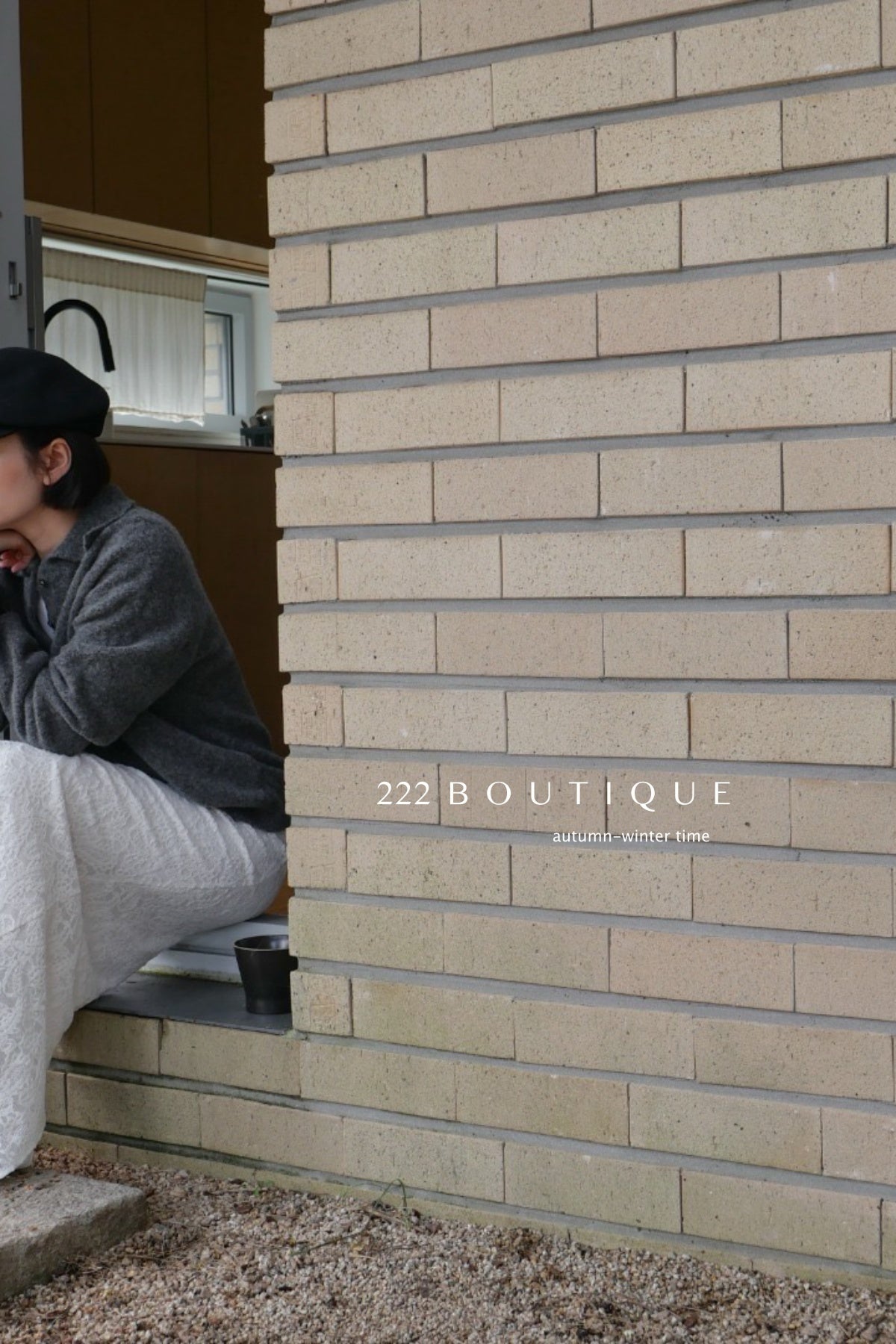 18a55 Basic cashmere polo sweater