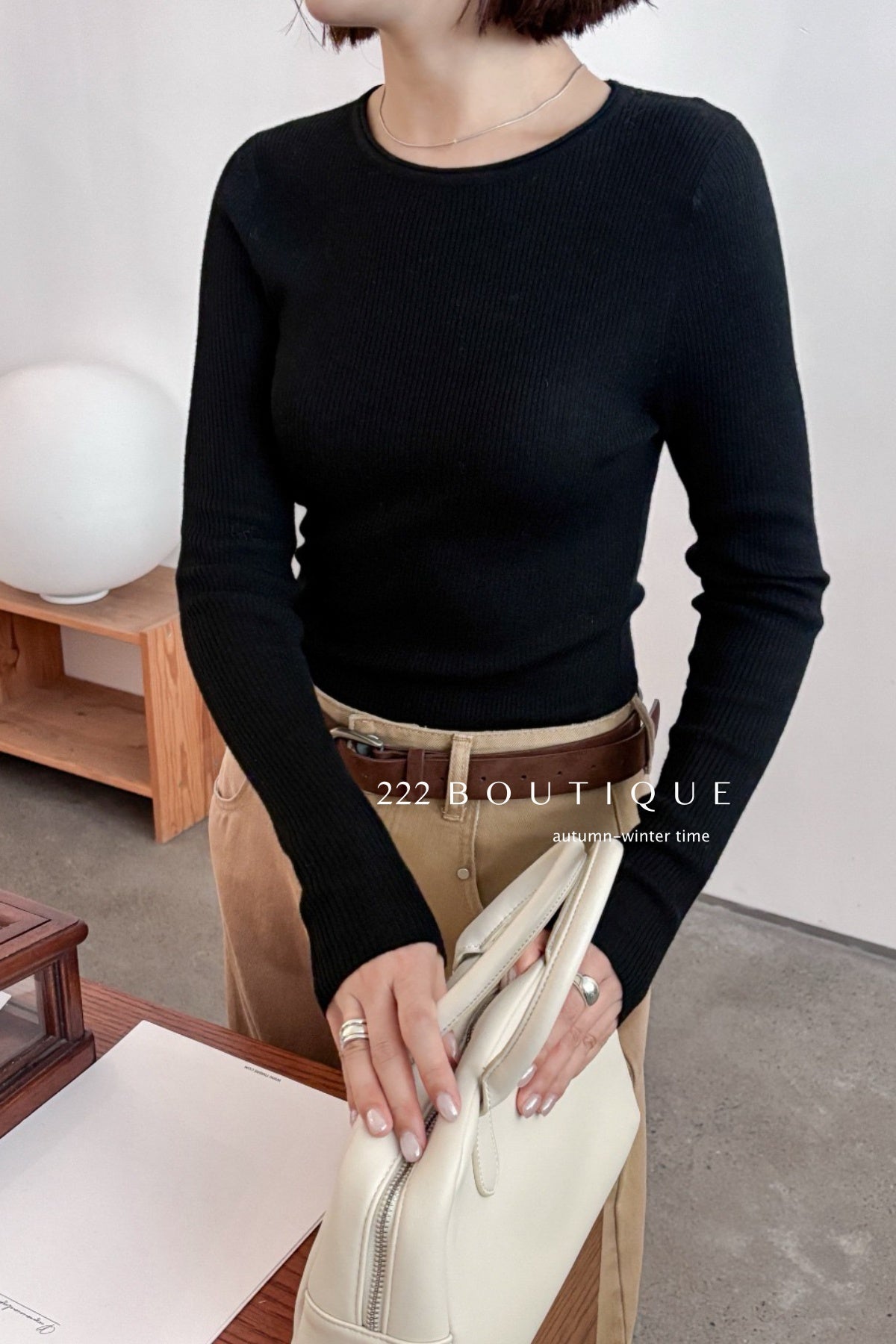 18a37 Cashmere knit top