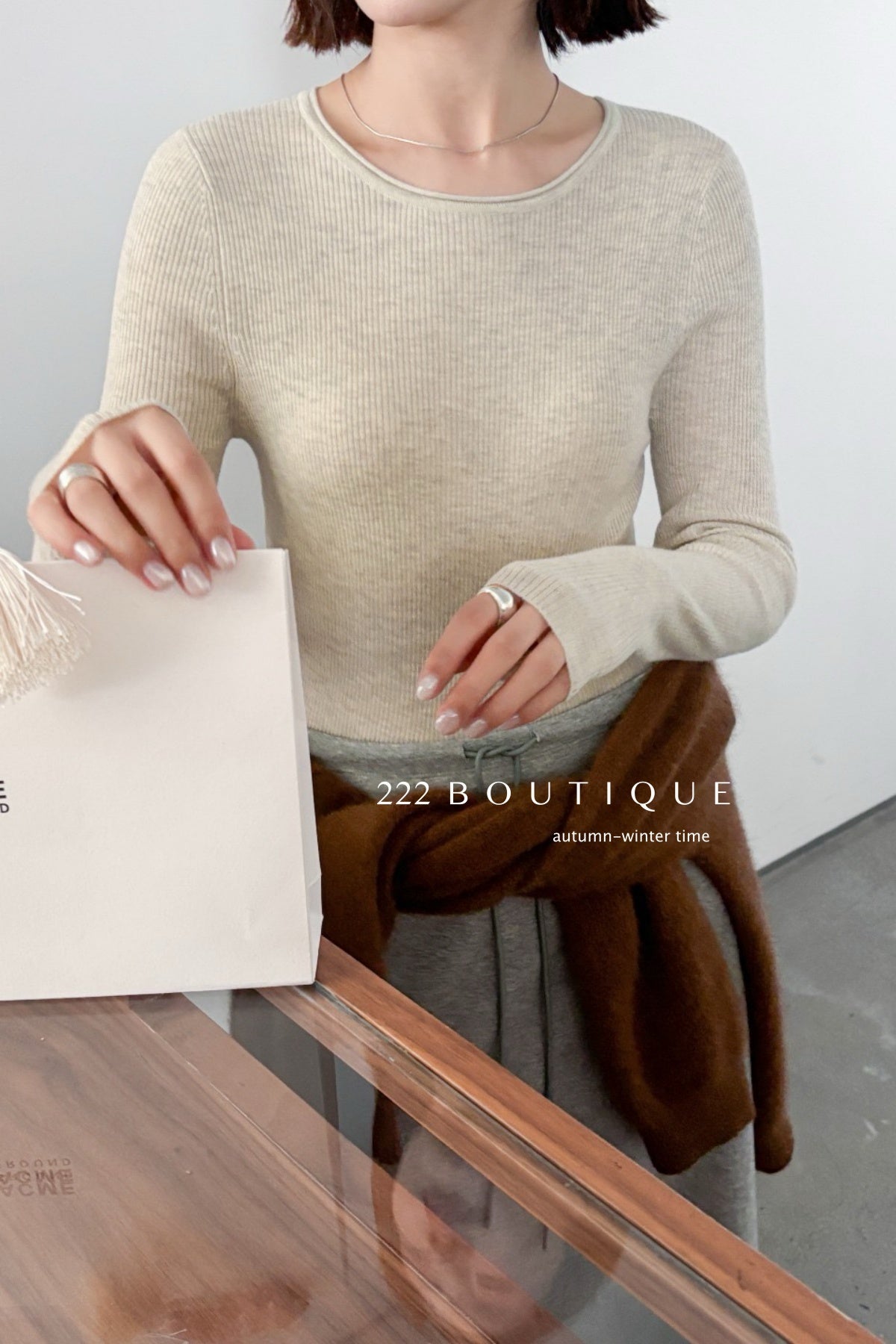 18a37 Cashmere knit top