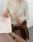 18a37 Cashmere knit top