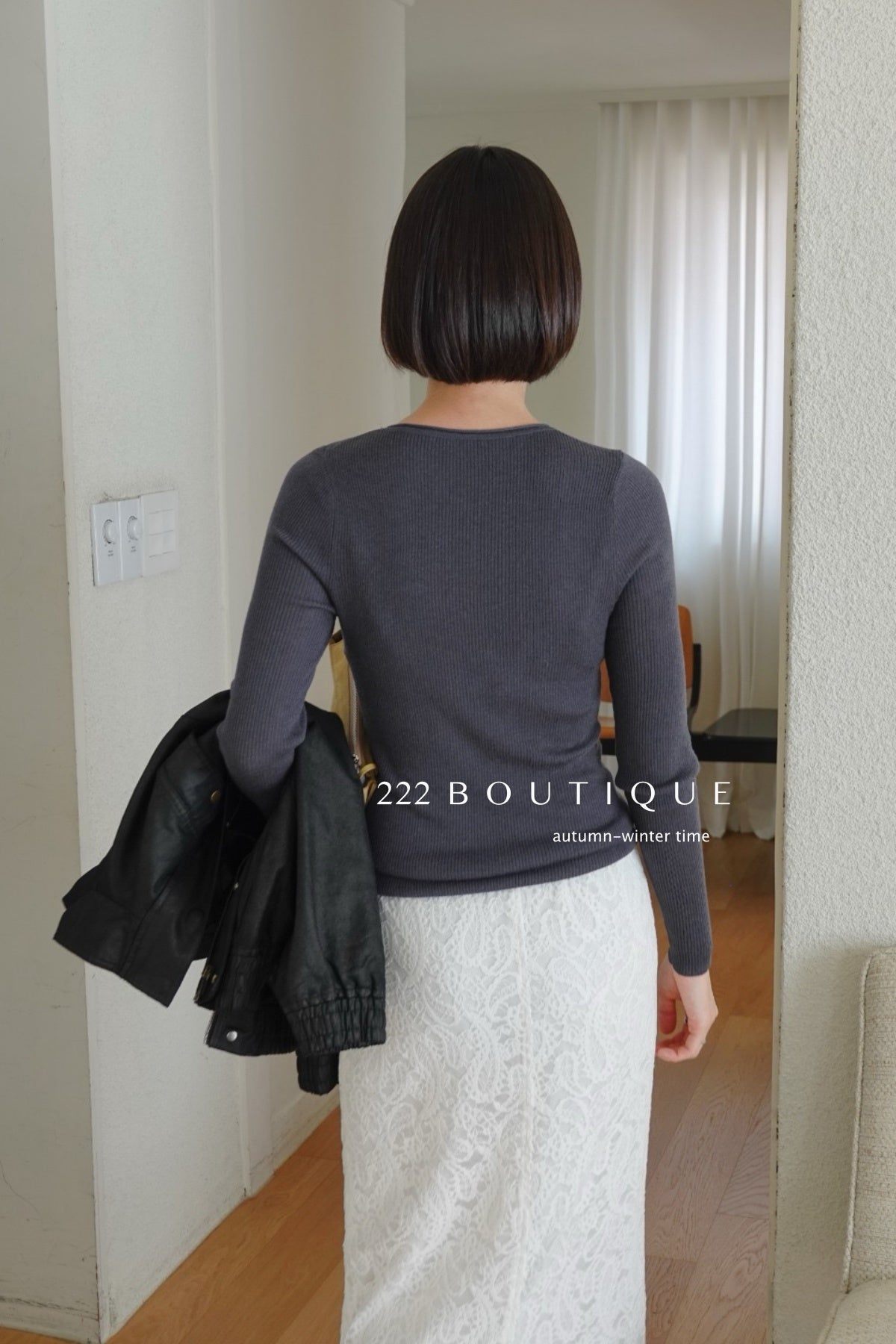 18a37 Cashmere knit top