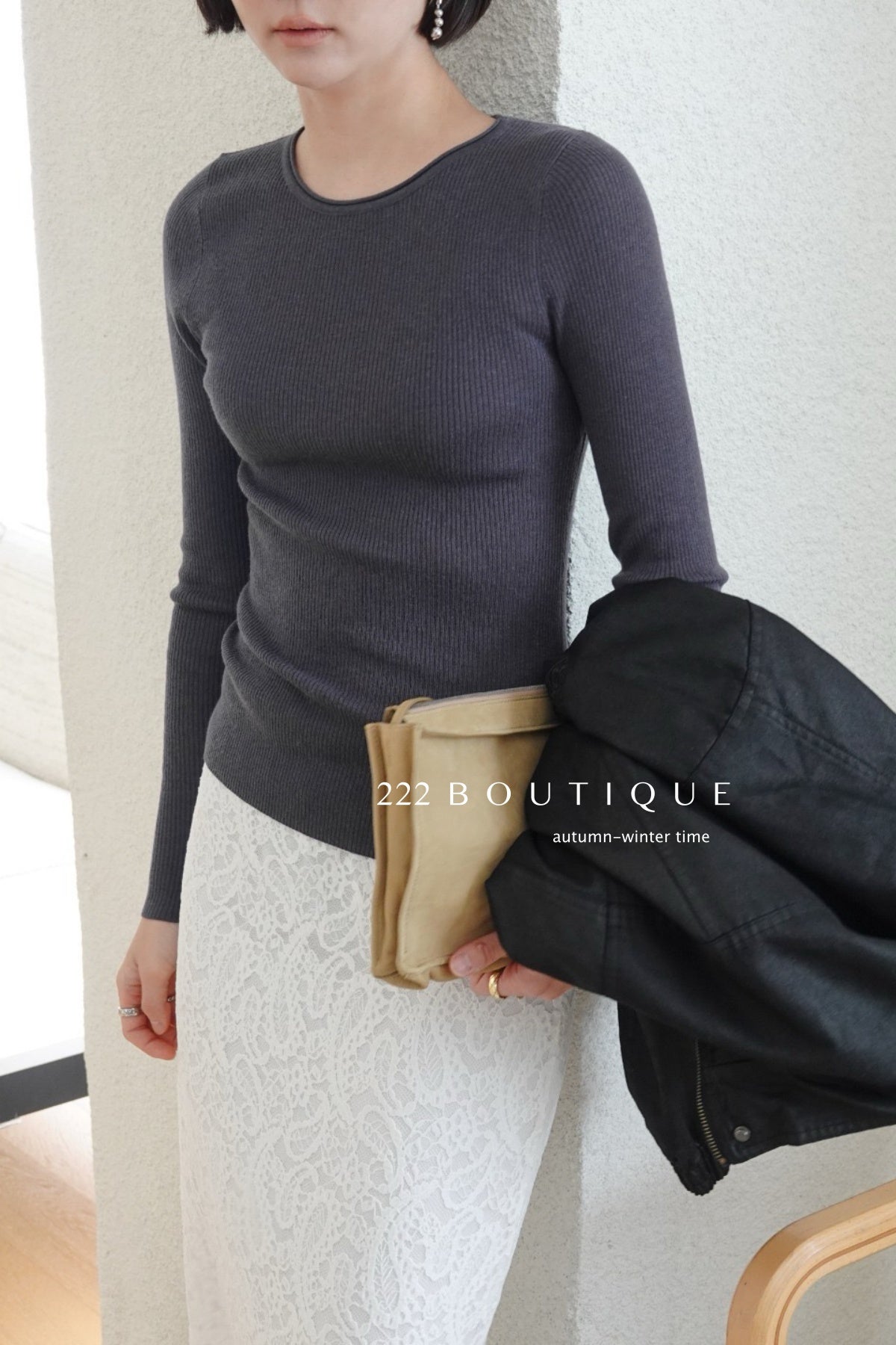 18a37 Cashmere knit top