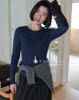 18a37 Cashmere knit top
