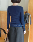 18a37 Cashmere knit top