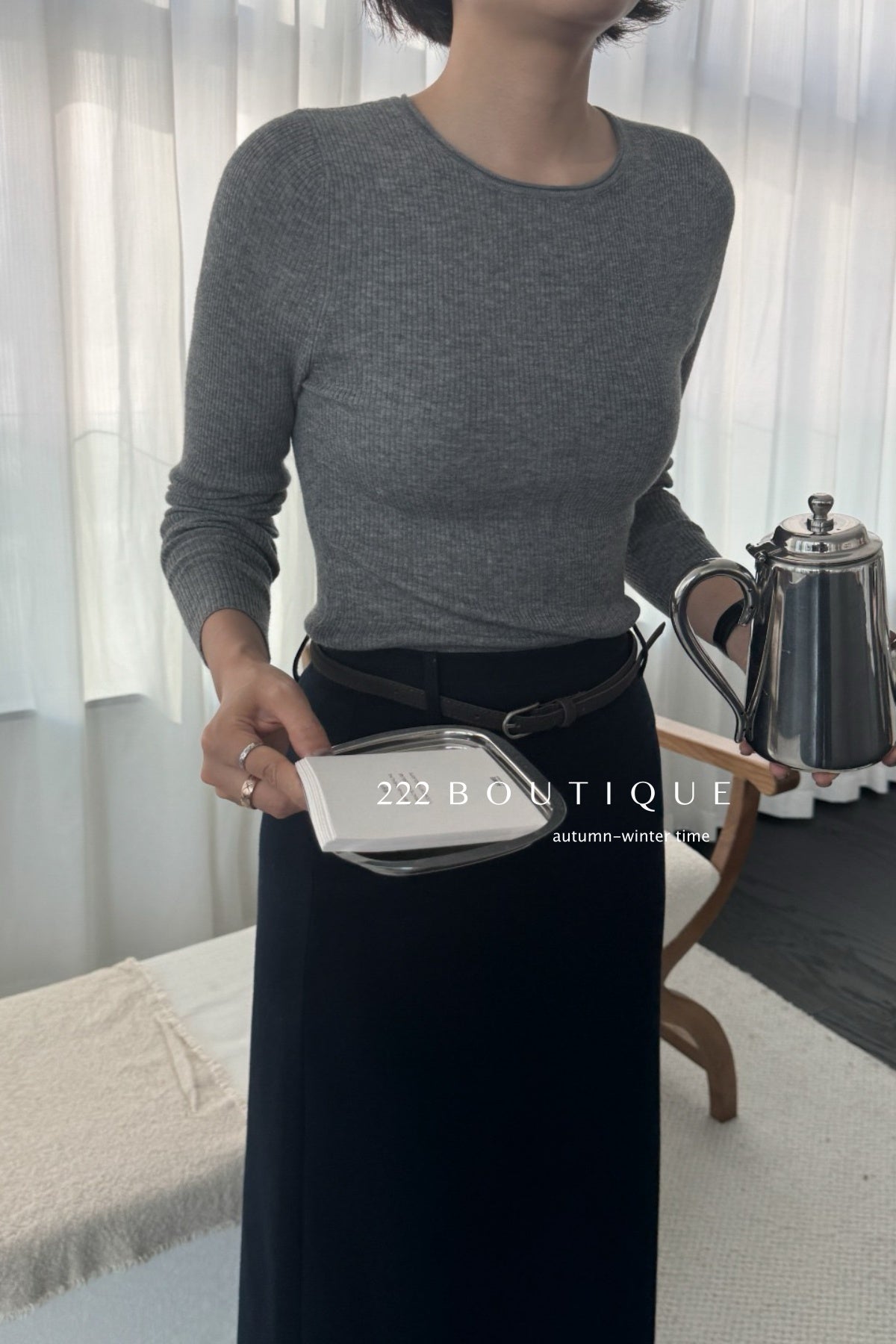 18a37 Cashmere knit top