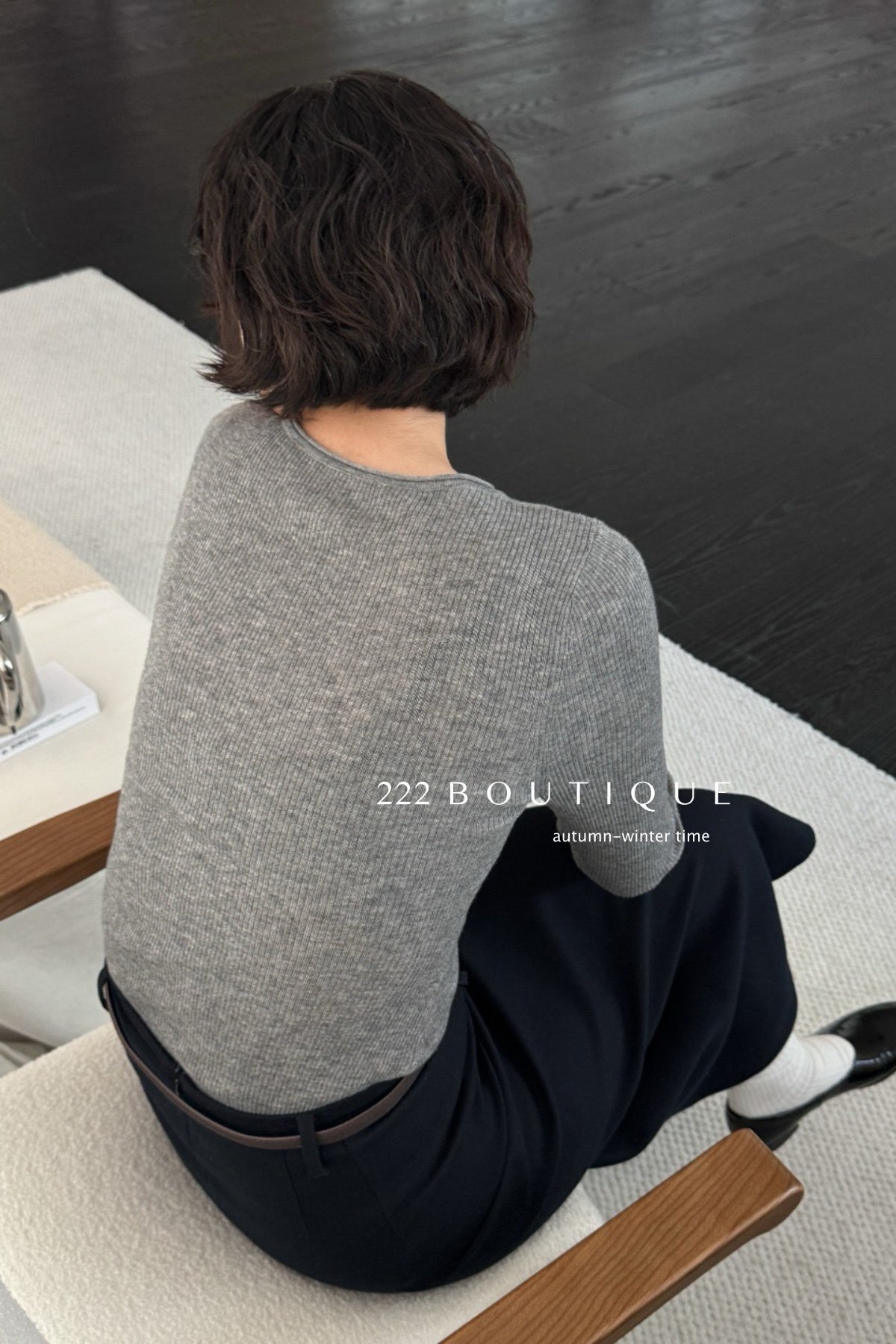 18a37 Cashmere knit top