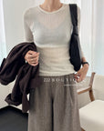 18a37 Cashmere knit top