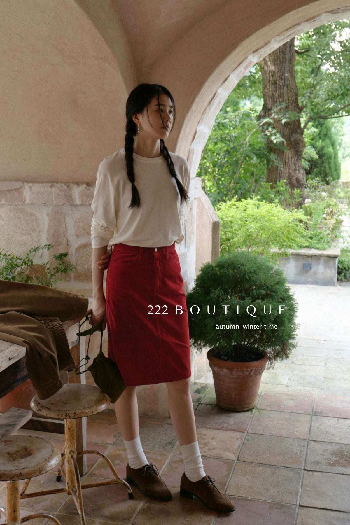 18a38 Cotton long-sleeve tee