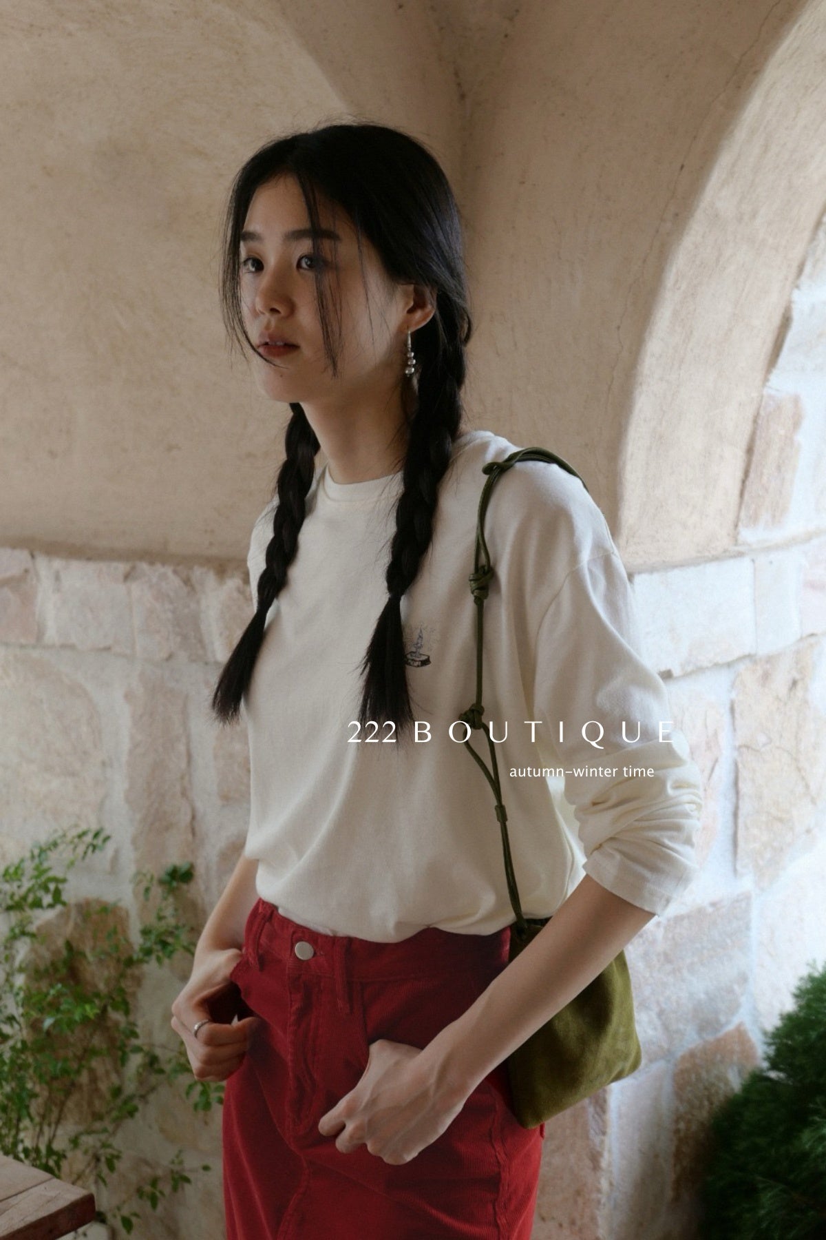 18a38 Cotton long-sleeve tee